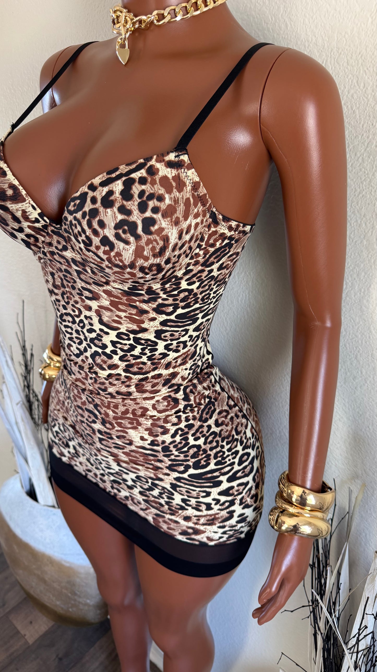 SPOTTED AND SPOILED DRESS