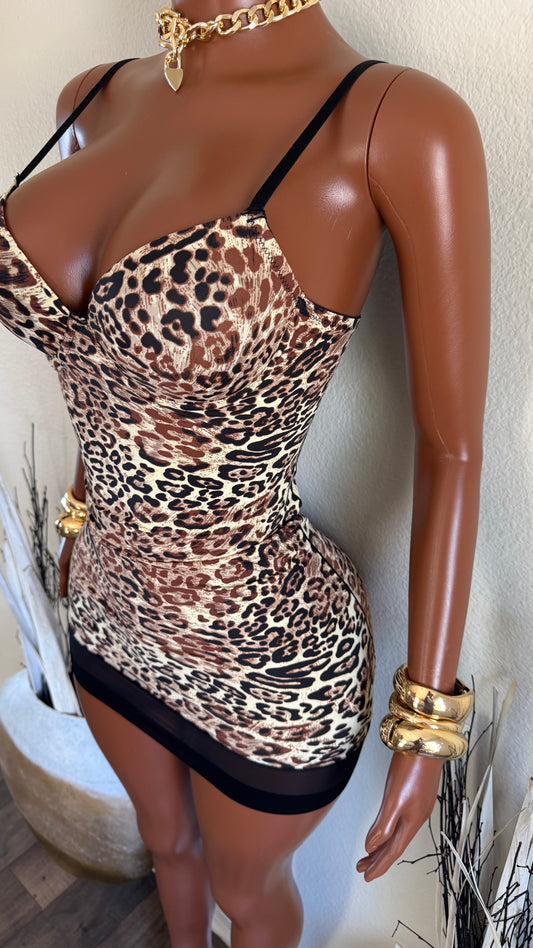 SPOTTED AND SPOILED DRESS