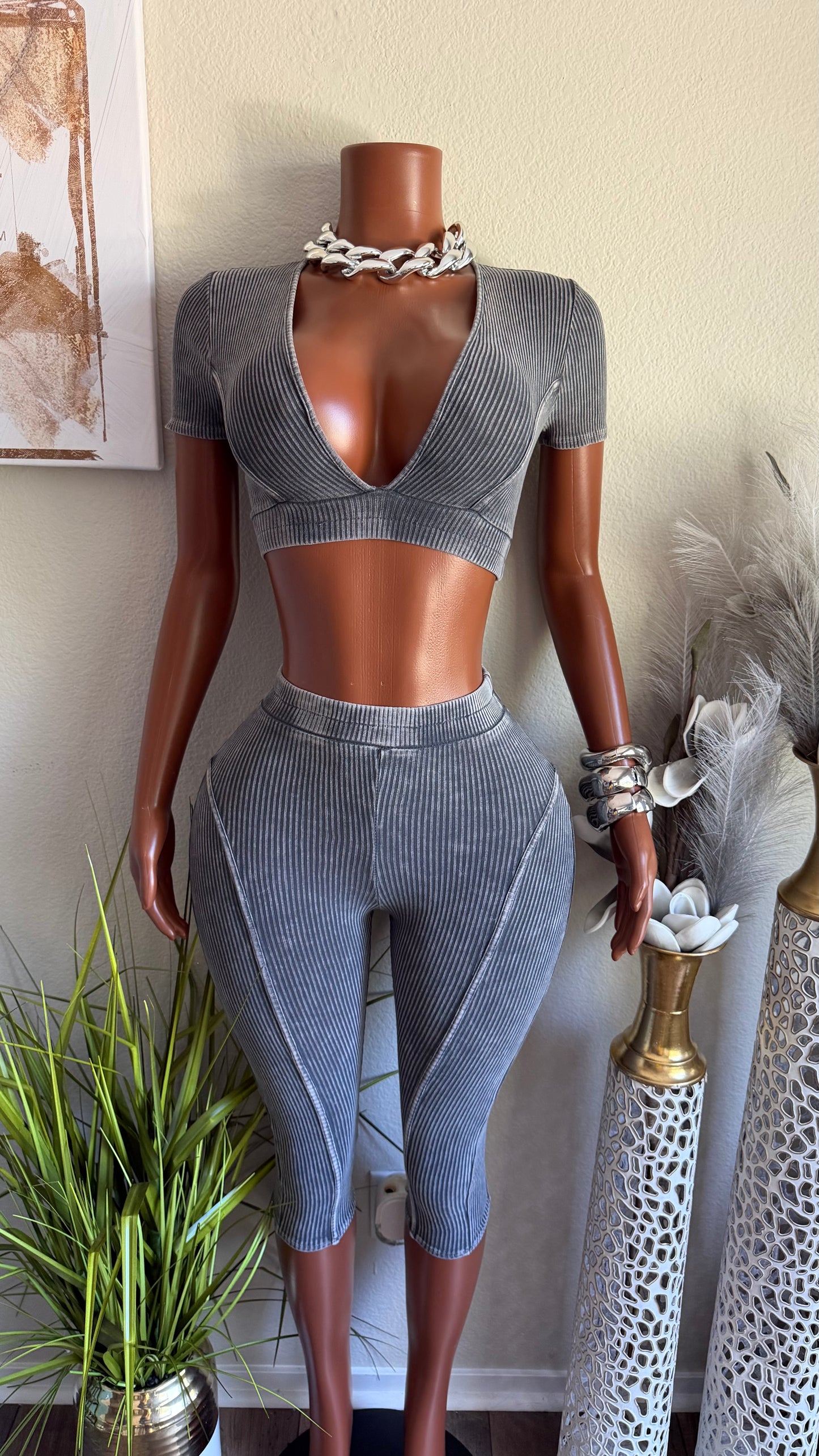 AMORA CAPRI SET (GREY)