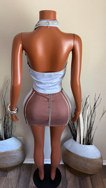 URBAN PACE 2 PIECE SET (BROWN/BLUE)
