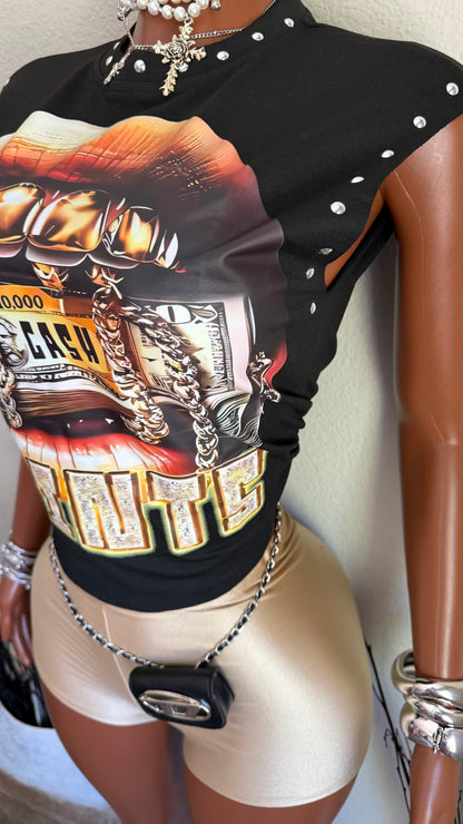 CASH MONEY SHORT SET