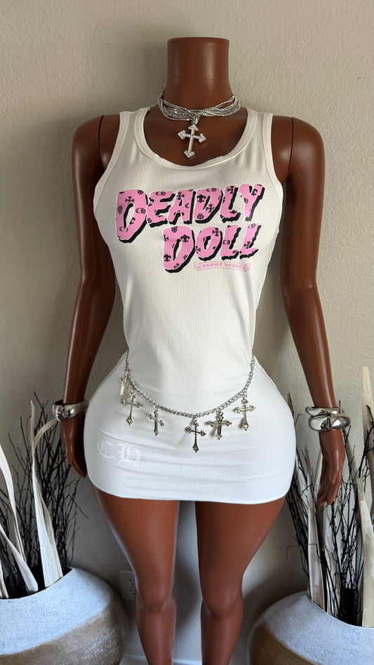 DANGEROUS DOLL DRESS (WHITE)