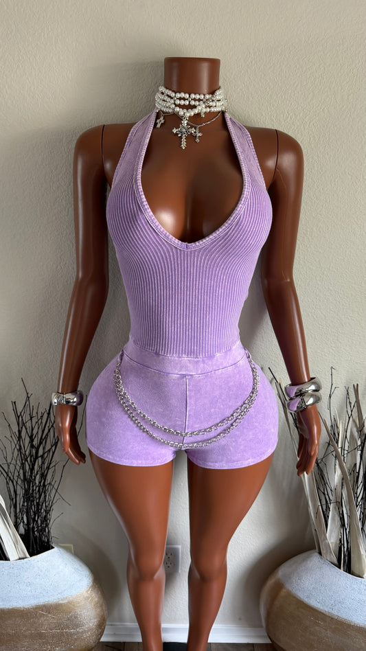 SOFT PRESTIGE ROMPER (LILAC)