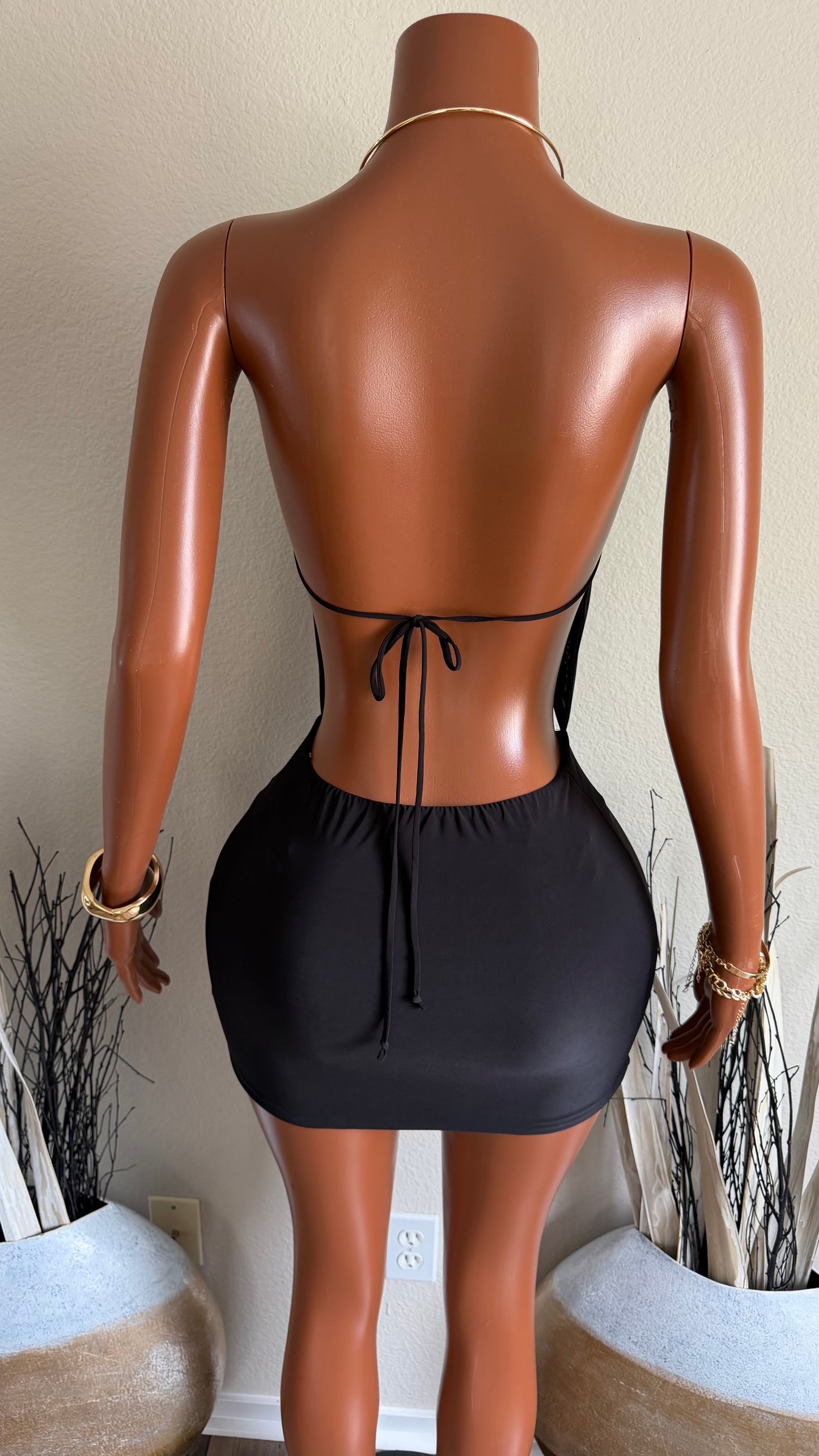 LOVER GIRL DRESS (BLACK)