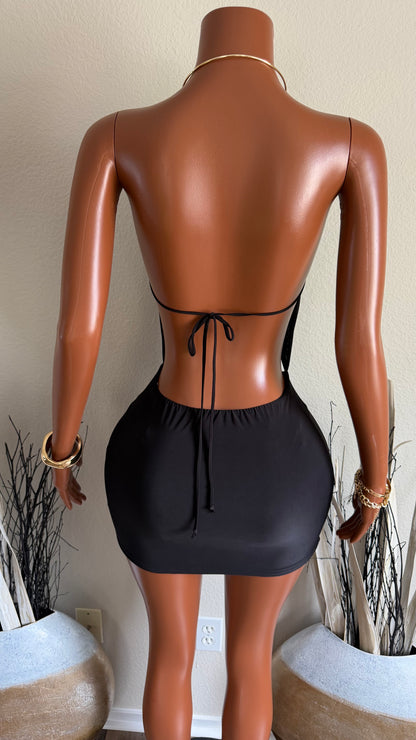 LOVER GIRL DRESS (BLACK)