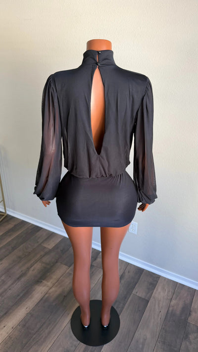 FAIRYTALE MINI DRESS (BLACK) Couture For You