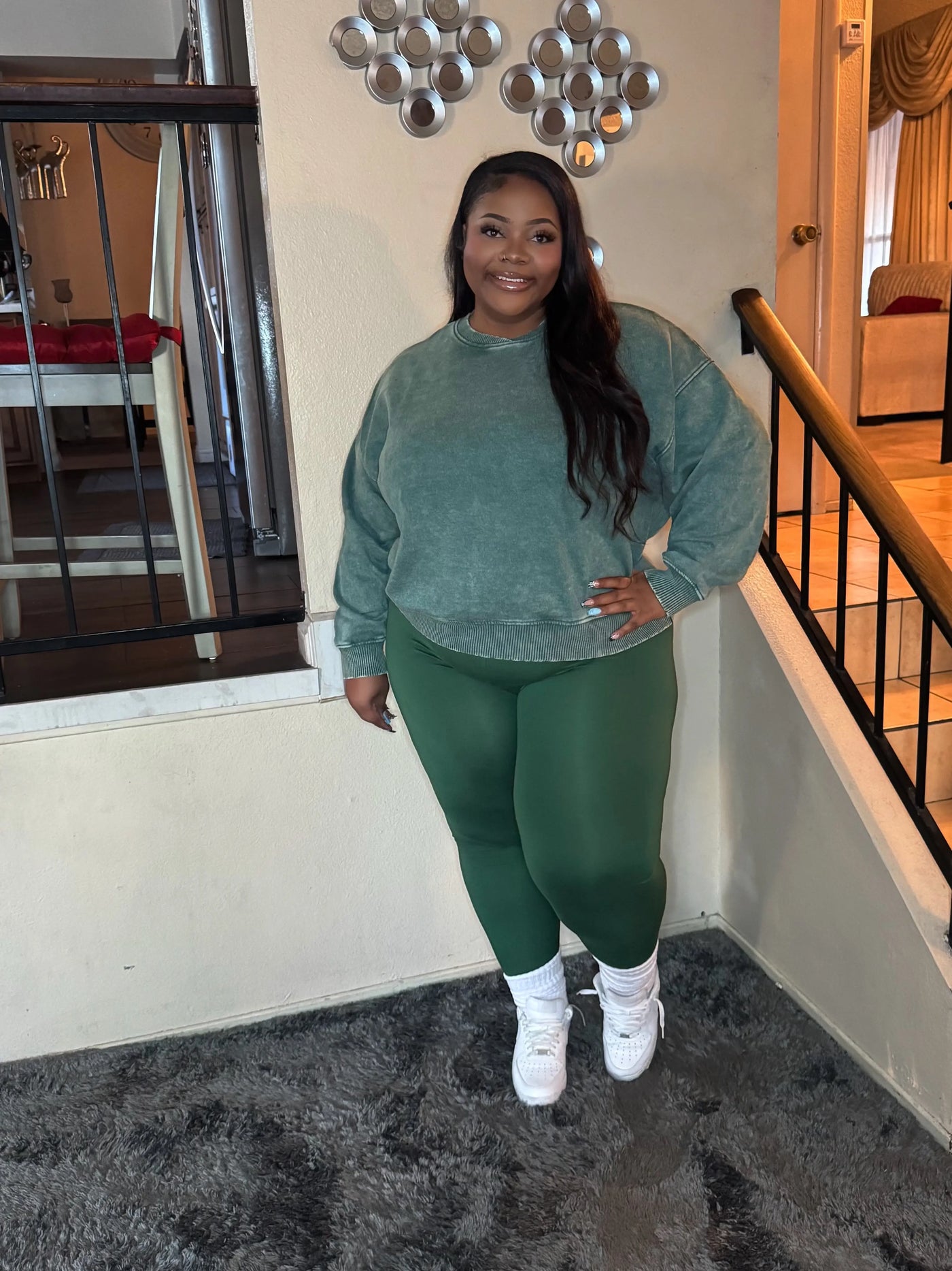 FEELING RELAXED SET (DARK GREEN) Couture For You