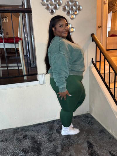 FEELING RELAXED SET (DARK GREEN) Couture For You