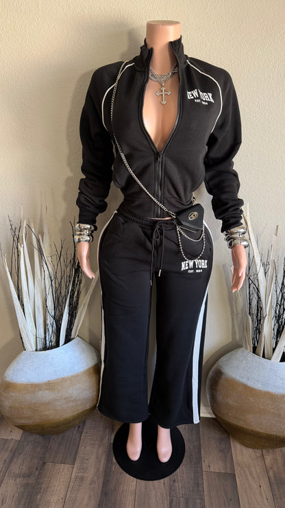 EMPIRE STATE LOUNGE SET (BLACK)