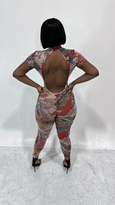 GRAFFITI JUMPSUIT Couture For You