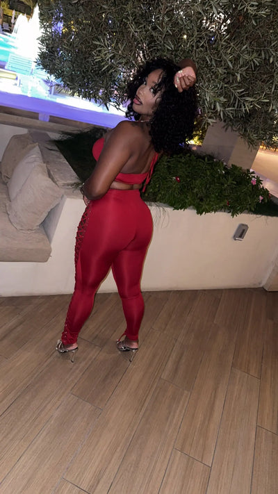HOT LIKE FIRE SET (BURGUNDY) Couture For You