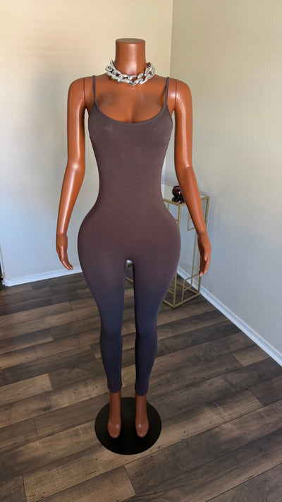 LOS ANGELES BASEBALL JACKET AND JUMPSUIT SET (BROWN) Couture For You