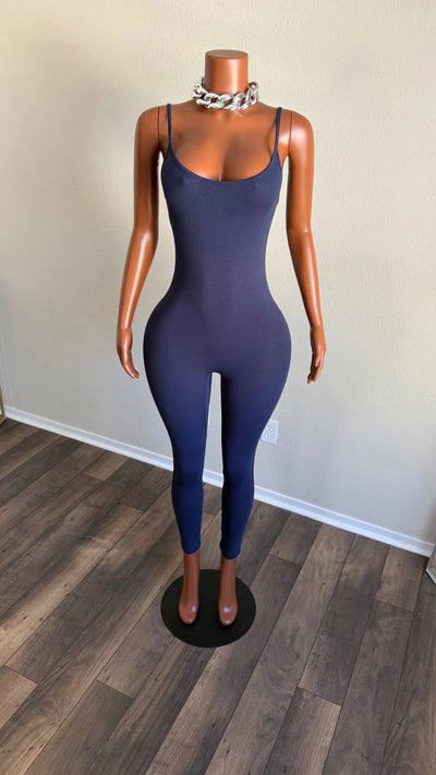 LOS ANGELES BASEBALL JACKET AND JUMPSUIT SET (NAVY) Couture For You