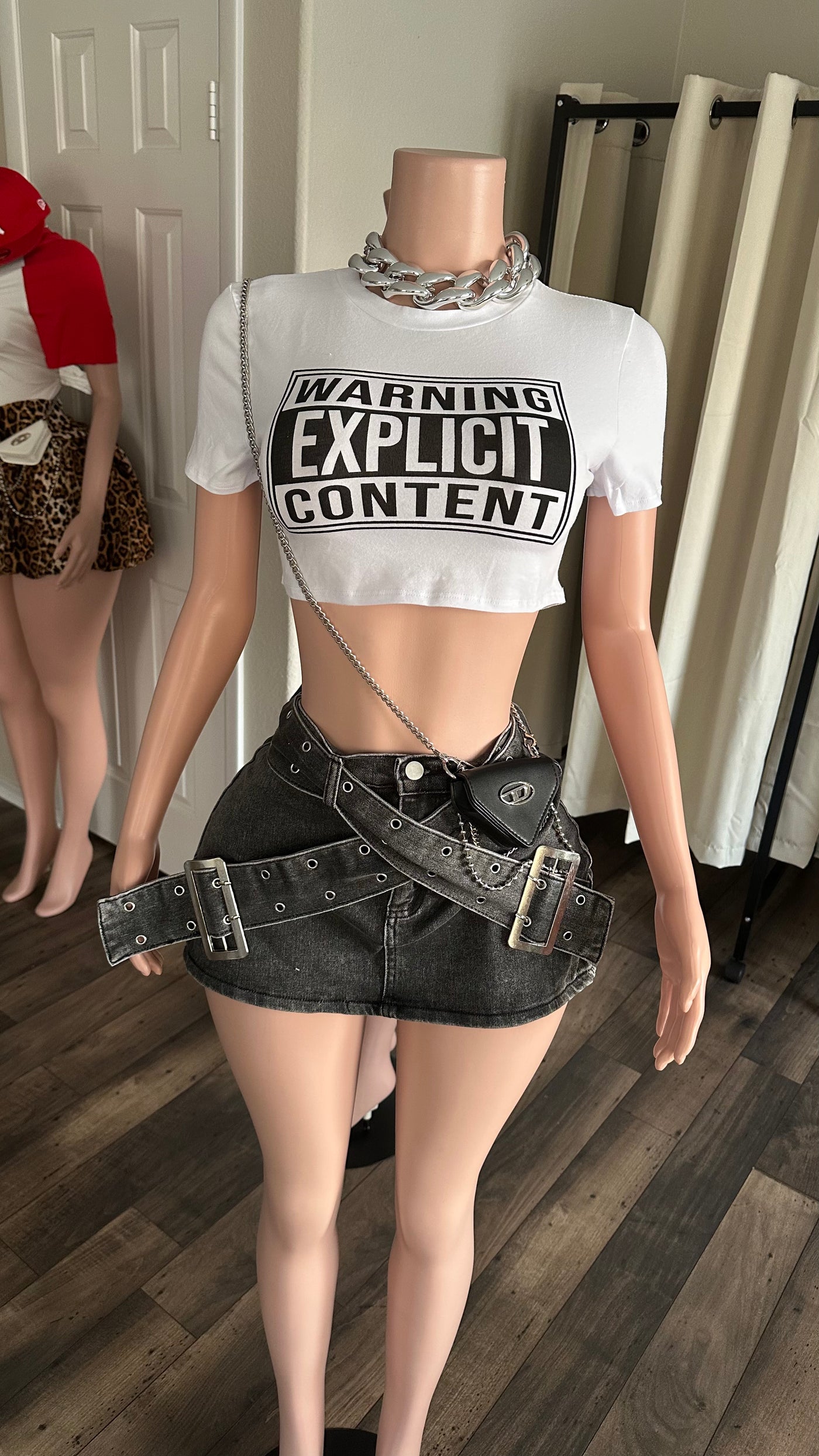 NO EXCUSES DENIM SKIRT Couture For You