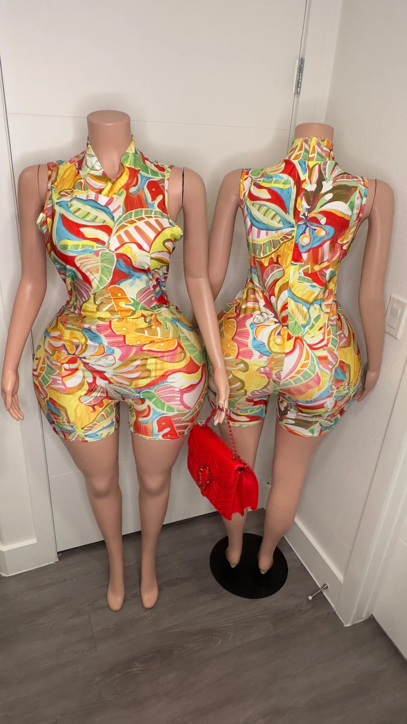 PLUS SIZE JUICY FRUIT ROMPER Couture For You