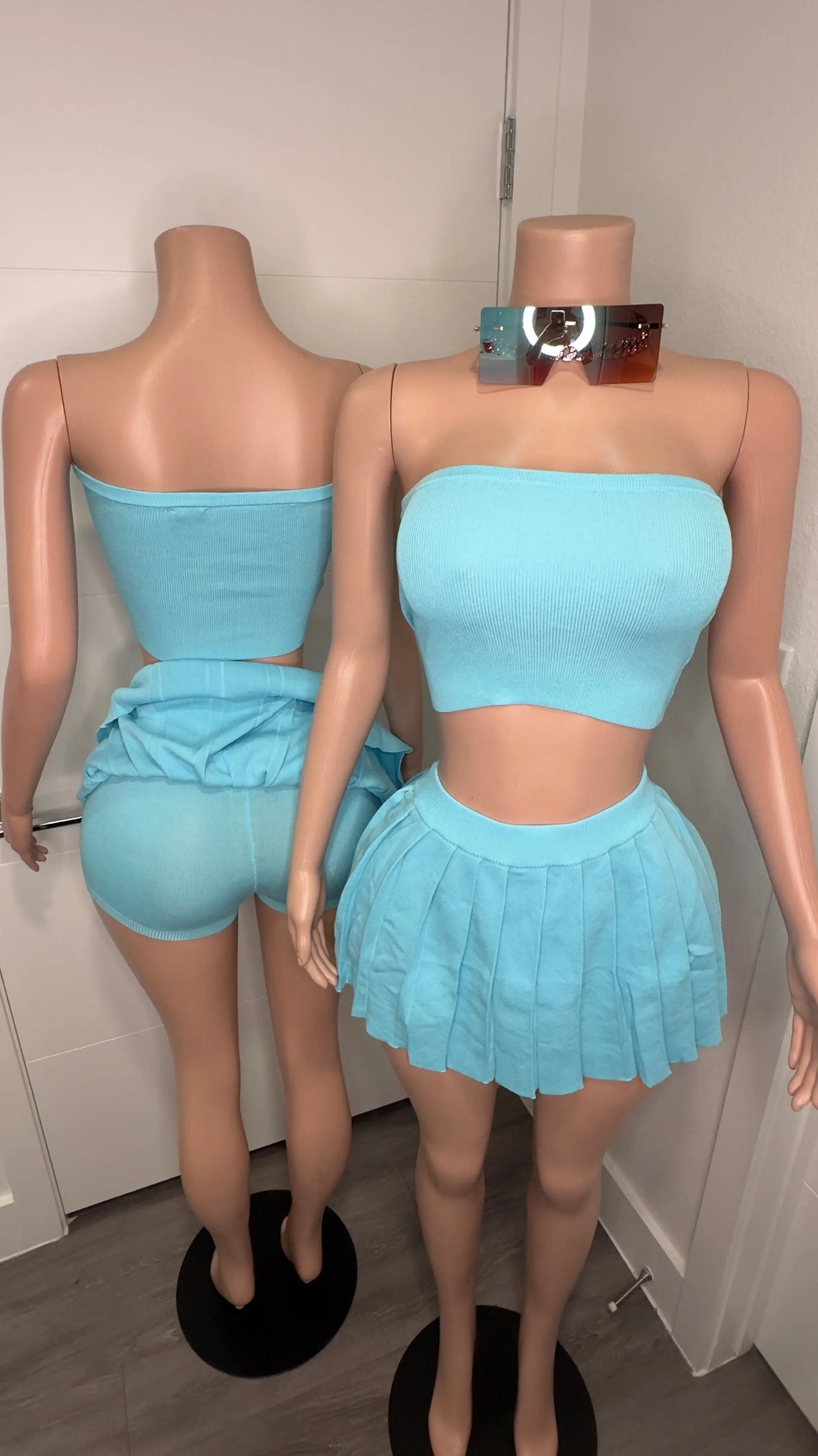 PRISSY GURL SET (BABY BLUE) Couture For You