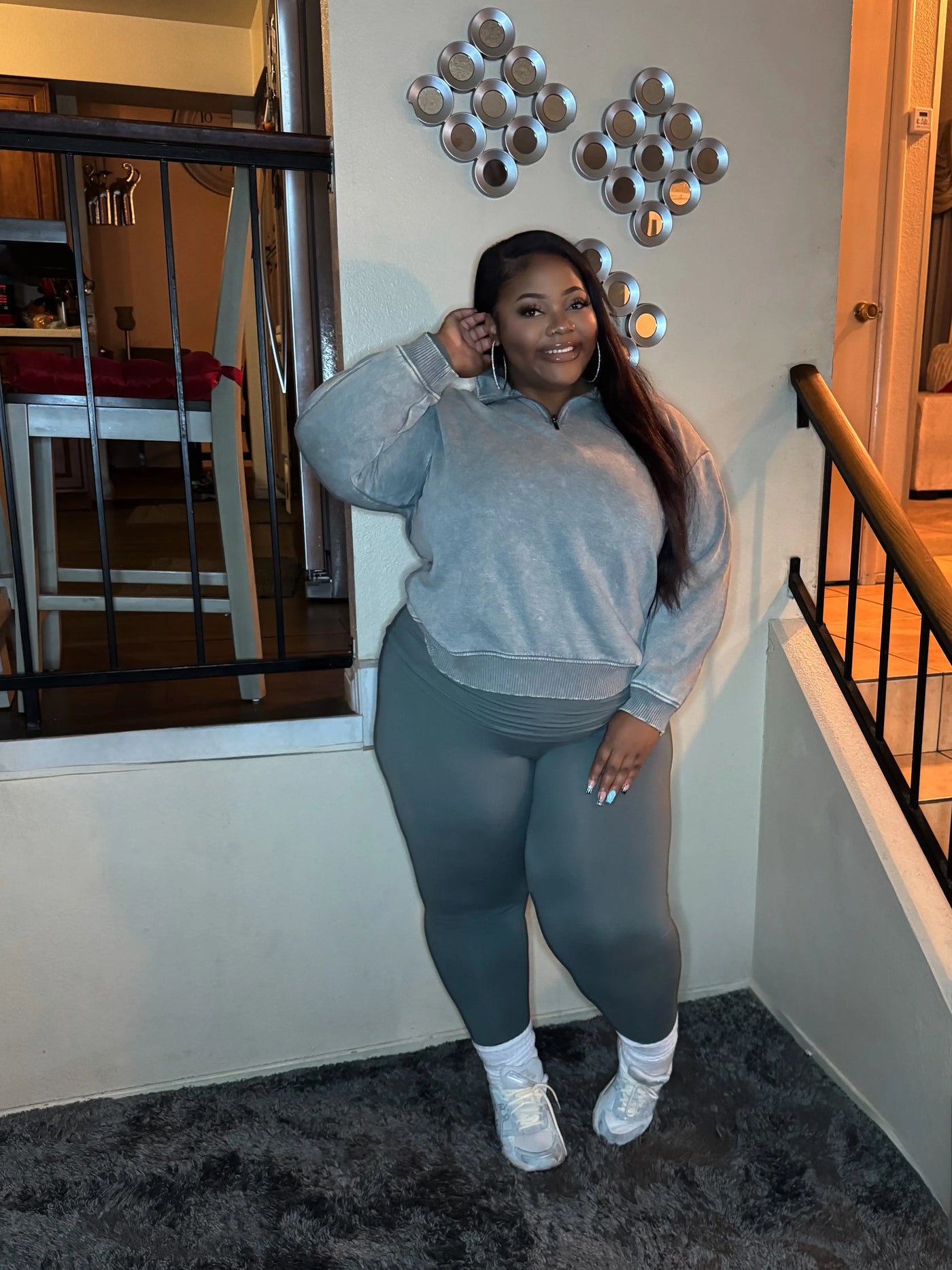 RUNNING ERRANDS 3 PIECE SET (ASH JADE) Couture For You