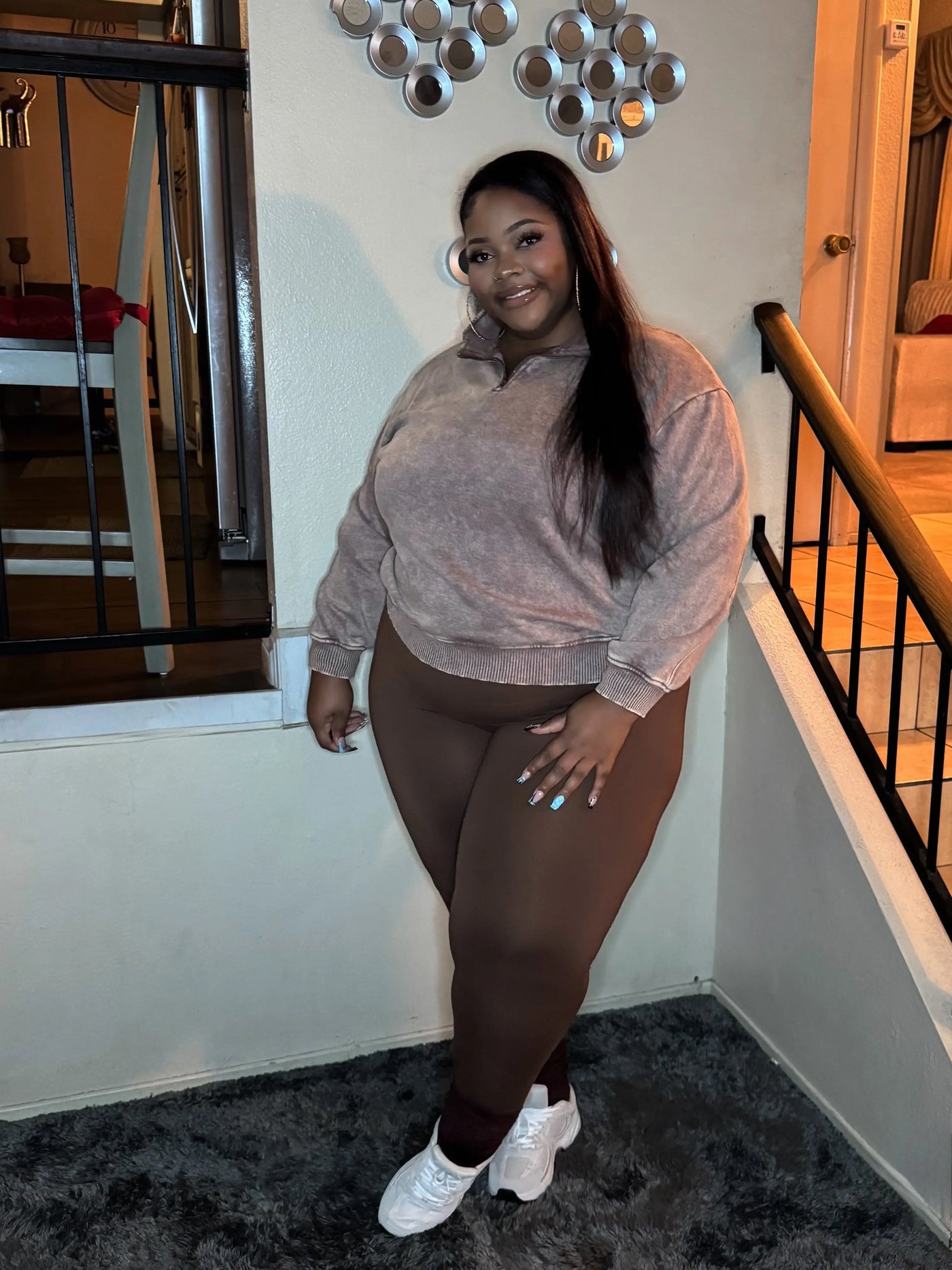RUNNING ERRANDS 3 PIECE SET (BROWN) Couture For You