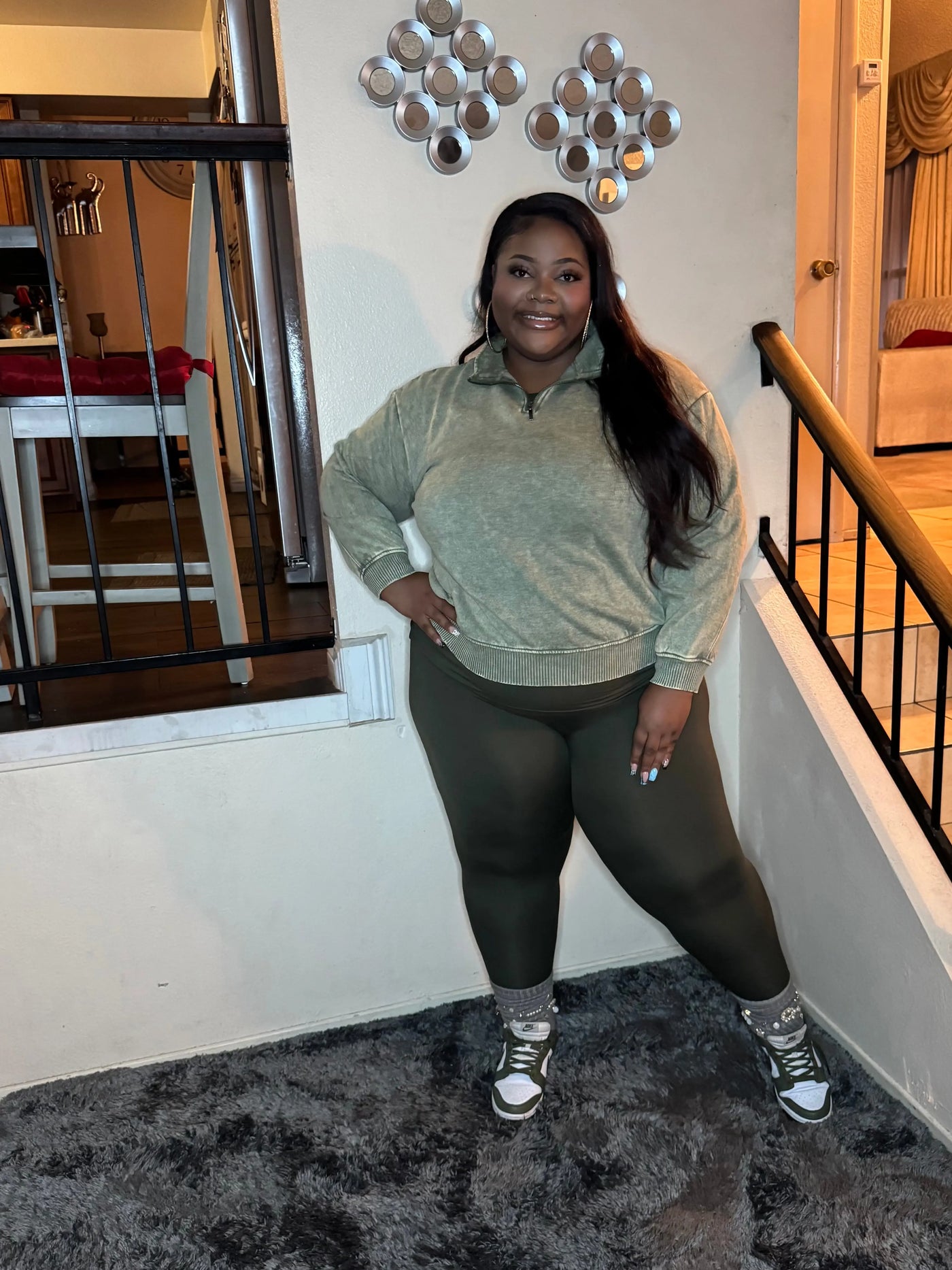 RUNNING ERRANDS 3 PIECE SET (OLIVE) Couture For You