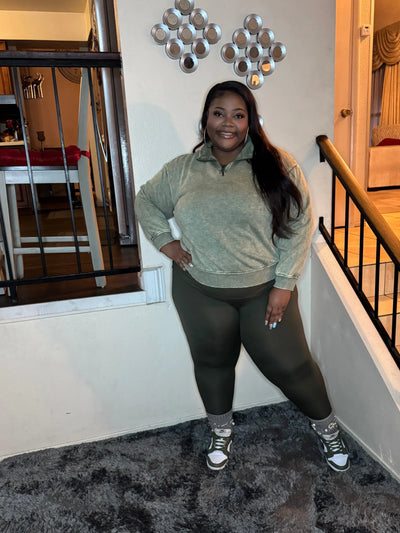 RUNNING ERRANDS 3 PIECE SET (OLIVE) Couture For You