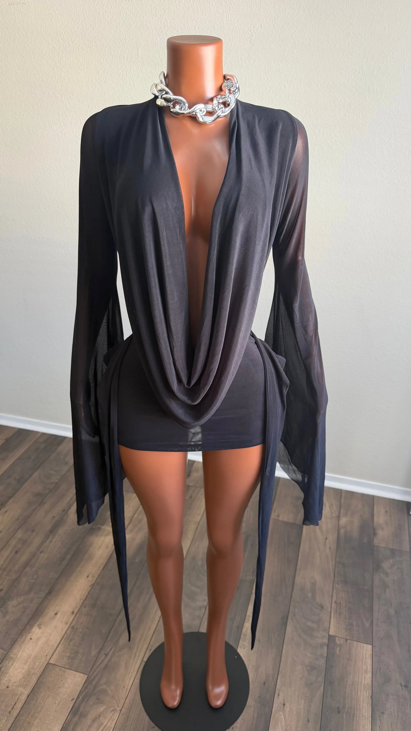 SECRET OBSESSION MESH DRESS (BLACK) Couture For You