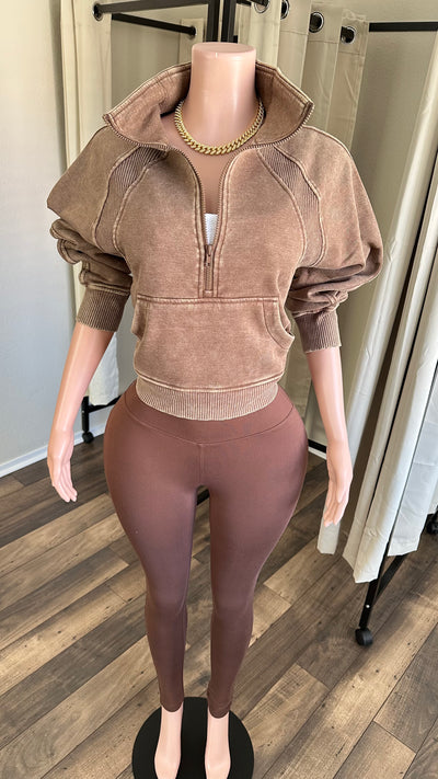 STAYING IN THE MIX 3 PIECE SET (BROWN) Couture For You
