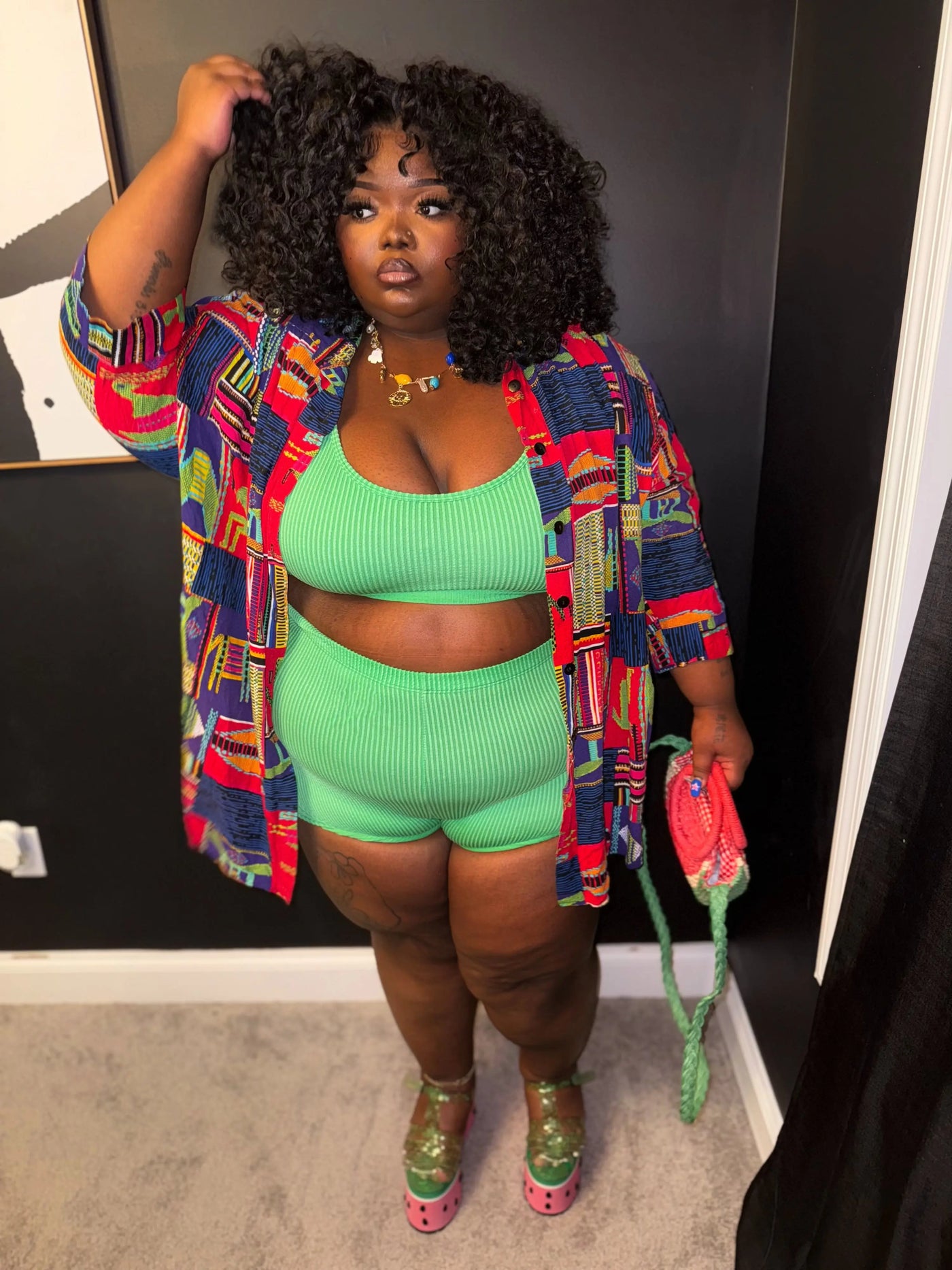 TAKE HER OUT SET (GREEN) Couture For You