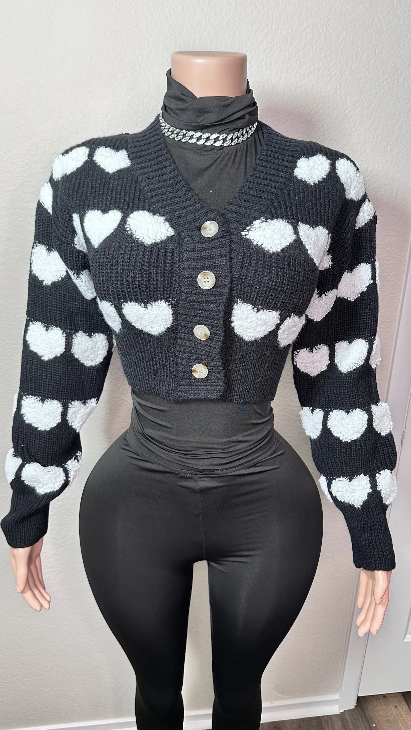 TRUE LOVE SWEATER (BLACK) Couture For You