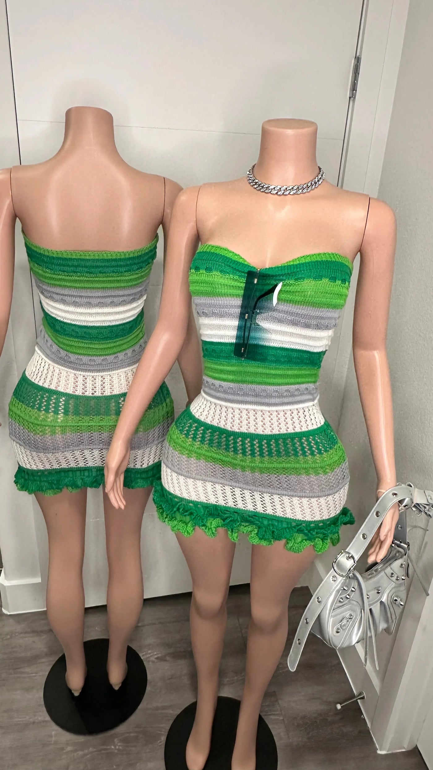VILLA VIBES DRESS (GREEN) Couture For You